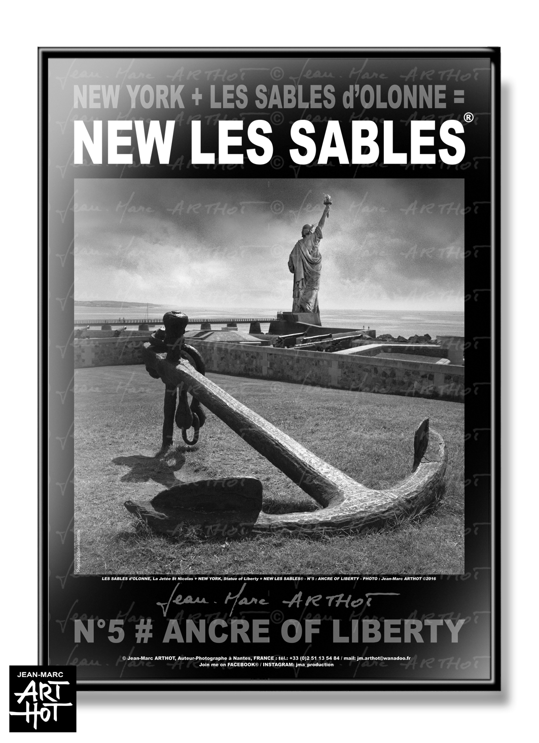 arthot-photo-art-b&w-new-york-vendee-sables-olonne-newlessables-005-ancre-liberty-AFFICHE